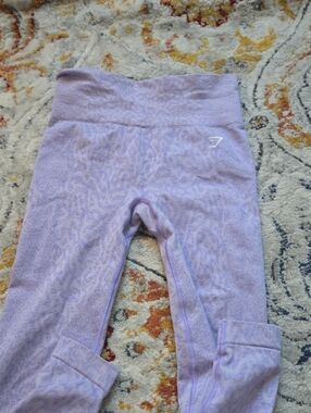 Gymshark Lavender High-Waist Printed Leggings